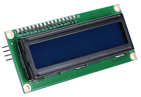 AKLOSIPY 1st IIC/IC2-gränssnitt LCD1602 LCD-skärmadapterkortmodul，Kontrast，Kaskadfunktionalitet för Fordonselektronik och Hem