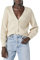 Amazon Essentials Damen Gerippte Soft-Touch-Blouson-Strickjacke, Beige, M