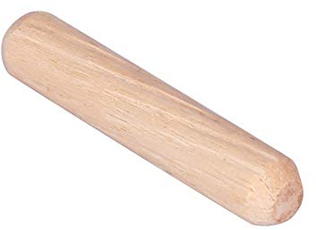 Lot de 50 Goupilles en Bois Dur pour Tiroir D'armoire, Tiges Cannelées Rondes (M6*40)