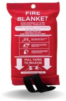 Hadley Fire Blanket for Home and Workplace, Emergency Fire Safety Protection