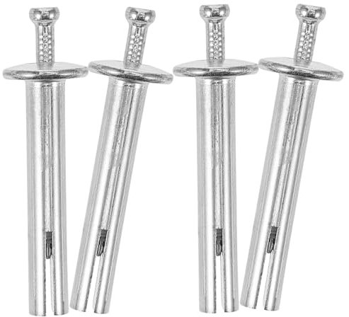 Homoyoyo 10pcs Concrete Nails Expansion Nails Anchors for Wall Installation in Anchor for Heavy Duty Use