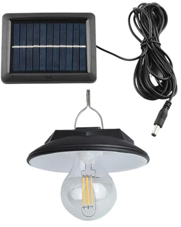 Genérico Luz Solar Para Cobertizo - Lámpara Impermeable Para Pasillo - Iluminación Inteligente de Alto Brillo Para Garaje Gallinero Piscina Patio Valla
