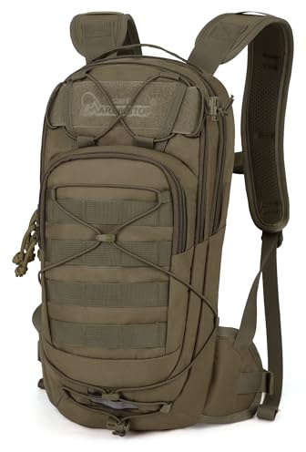 Mardingtop10L Small Tactical Molle Hydration Backpack,Cycling Backpack for Biking,Cycling and Running EDC Daypack
