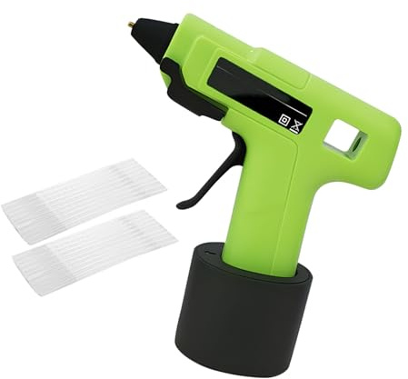 Pratico set di strumenti adesivi alimentati a batteria con 20 bastoncini, dispositivo adesivo a caldo, ideale per montaggio di modelli