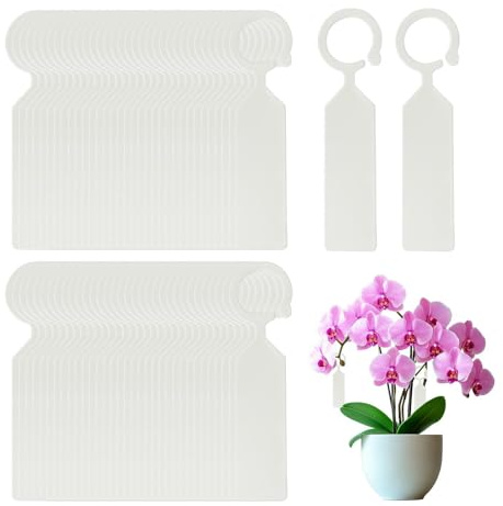 Kustimantu Etichette da giardino, 100 pezzi, spesse, riutilizzabili, da appendere, per giardinaggio, travaso, vivai, alberi da frutto, arbusti, , tronchi e fattoria