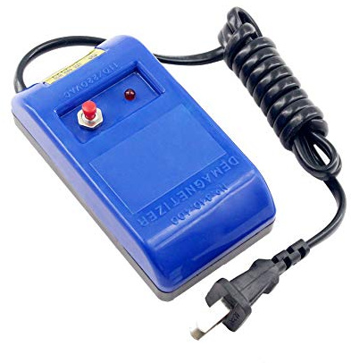 Watch Demagnetizer Tool Electrical Degausser 110V Mechanical Blue