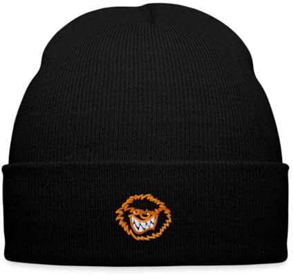 Spreadshirt Die Wilden Kerle Kerl Stick Wintermütze, One Size, Schwarz