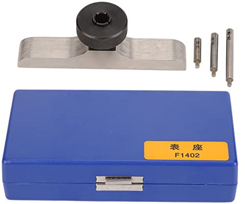 Tiefenmessuhr-Basis, Tiefenmess-Bodenbasis, Edelstahl-Tiefenmessgerät-Halterung Mit 3 Verlängerungsstangen Zur Befestigung Der Messuhr(103 * 17mm)