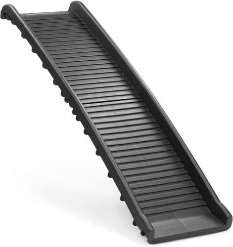 Foldable Pet Dog Car Ramp 75kg Max Load - Durable Non-Slip PP Construction, Lightweight Portable Ramp for Cars, SUVs & Home Use, Easy Storage Pet Mobility Aid for Dogs, Cats