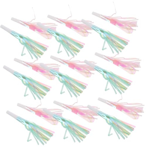 ERINGOGO 18 Piezas Accesorios De Botes De Dragón Matracas Para Eventos Deportivos Sopladores De Recuerdos De Fiesta Fabricante De Ruido De Fiesta Bocina Matracas Para Papel Blanco