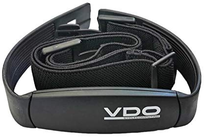 VDO 6605 Ceinture cardiaque ANT+ numérique avec capteur de cœur compatible avec Garmin Edge Explore 130