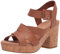 TOMS Damen AVA Sandalen mit Absatz, TAN, 41 EU