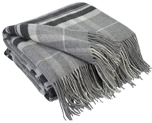 LYHome Manta Cachemir y Lana Merino, Plaid Suave para Cama y Sofá 140x200cm