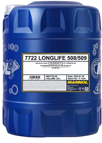 MANNOL Longlife 508/509 0W-20 20 L