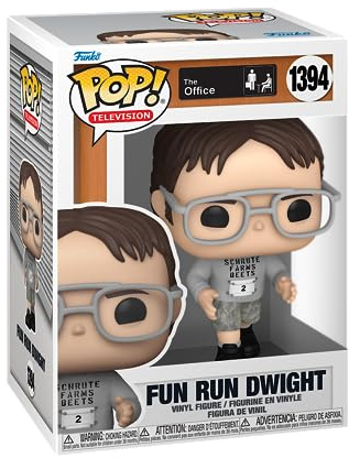 Funko Pop! TV: The Office - Fun Run Dwight Schrute - Figura de Vinilo Coleccionable - Idea de Regalo- Mercancia Oficial - Juguetes para Niños y Adultos - TV Fans - Muñeco para Coleccionistas