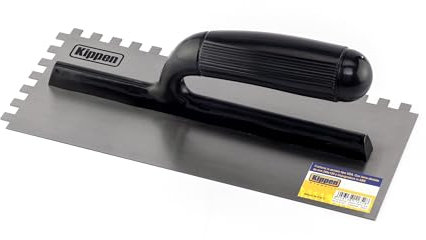 Kippen 3043AX - Frattone Dentato in Acciaio Tipo USA, 280X120 mm. Con Impugnatura in ABS