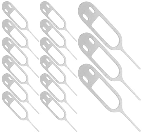 SEWACC Herramienta De Extracción De Tarjeta Sim De Acero Inoxidable De 50 Piezas Aguja De 12 Mm Herramienta De Extracción De Bandeja Sim Accesorio para Teléfono Móvil