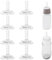 Lyreh 8pcs Nipples for NUK Sippy Straw Cup, Silicone Reusable Baby Bottle Replacements Soft Nipples Practical No Leakage Drinking Tools Suitable for NUK Sippy Cup
