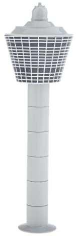 Juego de simulación de plástico a escala 1/400 de torre de control de aeropuerto