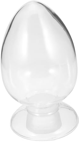 VALICLUD Cloche de Vidrio para Cerillas Artesanal con Tapa Soporte Compacto y Seguro para Decoración y Regalo Elegante el Hogar