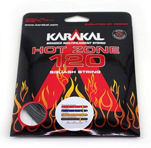 Karakal Hot Zone 120 Squash Saite Set, Orange