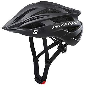 Cratoni Casque de vélo Unisex-Adult, Noir Mat, L/XL | 58-62cm