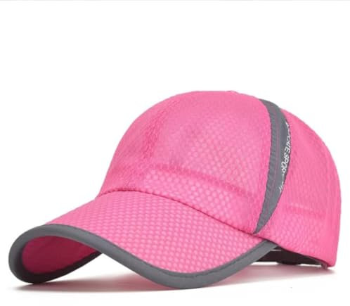 JIAHG Herren Baseball Cap Kappe Baseballmütze Sommer Sonnenhut UV-Schutz Sonnenschutzkappe Schnelltrockender Sport Cap Baseballkappe Unisex Snapback Cap für Draußen, Sport und Reisen