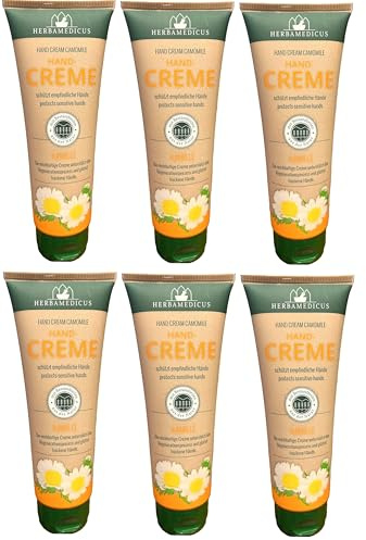 6er Pack. Herbamedicus Handcreme Kamille empfindliche Hände, 6x 125ml