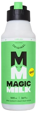 Magic Milk Tubeless Original Tyre Sealant – Easy Application – Seals 6mm Punctures in MTB Tyres – Tyre and Rim Friendly Formula – CO2 and Foam Insert Compatible