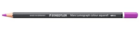 STAEDTLER Akvarellpenna Syrén – Vattenlöslig konstnärspenna i sexkantig design – 3,6 mm stift, hög färgintensitet & ljusäkthet – idealisk för akvarellmålning