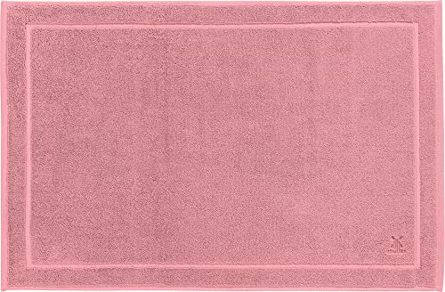 Erwin Müller Duschvorlage, Badematte Heidenheim - extra schwer, enorm saugstark, waschbar, trocknergeeignet - Altrosa Größe 50x80 cm