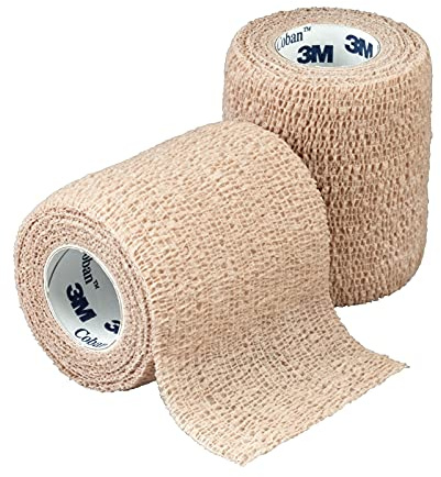 COBAN Venda cohesiva autoadherente - 7,5 cm x 4,57 m 2 m en reposo (24 unidades) Art. 1583