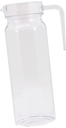 Alipis Brocca Per Acqua Trasparente Bottiglia Per Acqua Addensata Per Conservare e Servire Bevande Calde e Fredde Design Semplice e Duraturo Adatto Per Uso Quotidiano e Regalo Realizzata