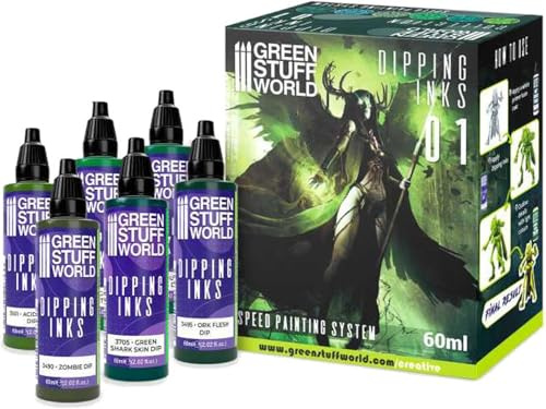 Green Stuff World Paint Set - Dipping Collection 01