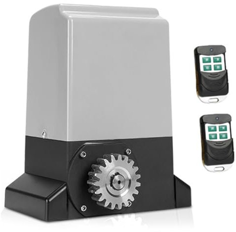 TAHALI Ouvre-Porte Coulissant Automatique, opérateur de Portail Robuste pour portails jusqu'à 800-2000 kg, opérateur de Portail de sécurité à crémaillère,550W