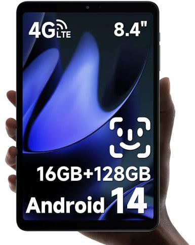 ALLDOCUBE Tablet de 8,4, Helio G99, 16GB+128GB, 1920x1200, Widevine L1, 6050mAh, GPS, 4G LTE WiFi, 2 parlantes, iPlay 60 Mini Pro Tablet Android 14
