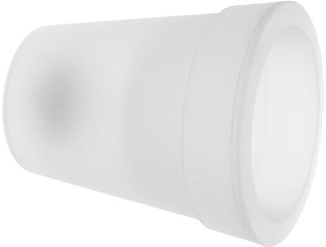 POPETPOP Solar Powered Led Flowerpot with White Light Waterproof Outdoor Illuminated Garden Planter Decorative Glowing Solar Led Vase for Patio Yard