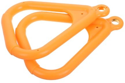Toddmomy 2pcs Triangle Gymnastics Rings Sturdy Fitness Equipment for Outdoor Workouts Portable and Easy to Install Versatile for Pull up Training and Fun Swing Accessories