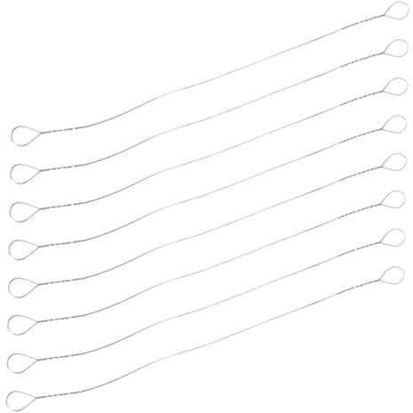 VALICLUD 8pezzi Filo Per Formaggio in Acciaio Resistente Filo Di Ricambio Per Affettatrice Filo Per Formaggio Per Affettatrice Per Tagliare Per Burro