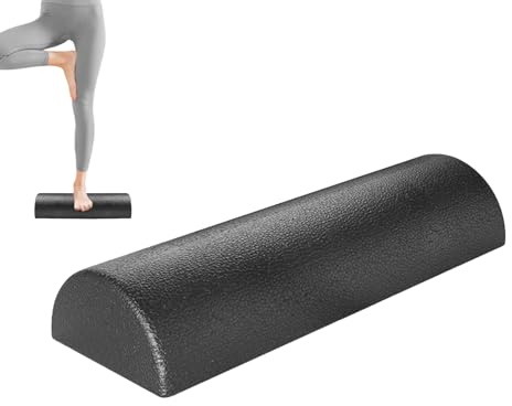 Physical Foam Roller - High Density Half Stretching Equipment For Recovery | Body Muscle Foam Roller, Compact Exercise Tool, Home Gym Companion, Pilates Fitness Accessory, Post Sports