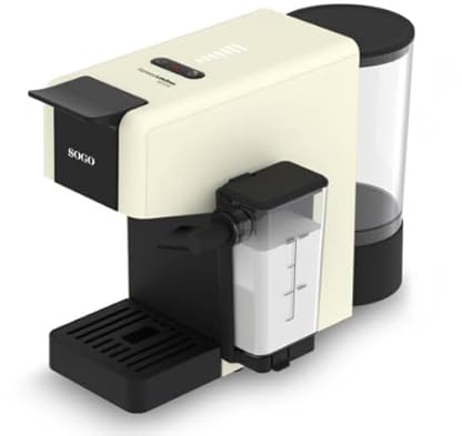 SOGO Macchina da Caffè Espresso 4 in 1 con Montalatte e Serbatoio Latte, 20 Bar, Multi-Compatibile per Capsule, Caffè Macinato e Cialde ESE, Colore Panna