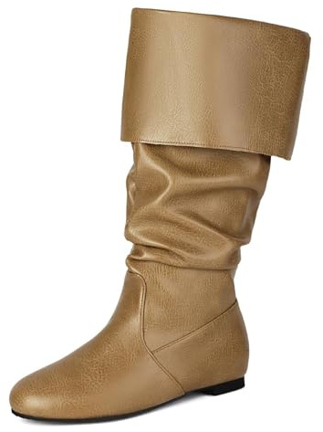 Botas medievales para mujer, botas de vaquero descalzas, botas de media bota, botines resistentes, zapatos de escalada, planos, antideslizantes, para nieve, impermeables