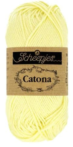 Scheepjes - Scheepjes 100 Zitrone Chiffon Catona Garn - 1x50g
