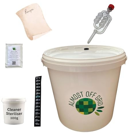 Mead Honey Wine Making Complete Starter Beginners Kit - Makes 6 Bottles 4.5L - Traditional Homebrew Set