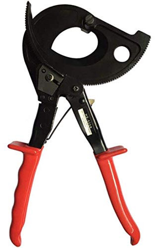 Eidoct Ratschenkabelschneider, robustes Aluminium, Kupfer, schneidet bis zu 400 mm2 Ratschen-Draht-Schneider, Handwerkzeug