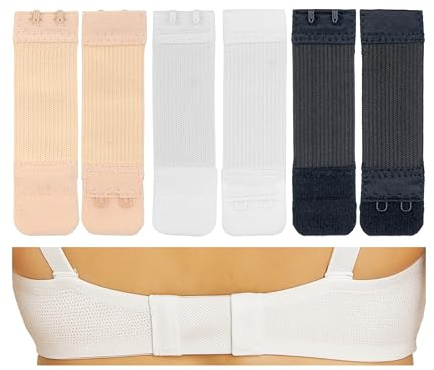 Extension de Soutien-gorge, 3 x 2 ou 2 x 2 rangées de crochets pour choisir, noir - blanche - rose color pour choisir, pour tous les modèles de soutien-gorge, Extenseur de soutien-gorge, bra extender