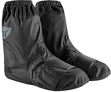 ITODA Überschuhe Wasserdicht Regenüberschuhe Motorrad Schuhüberzieher Regenschutz rutschfest Galoschen Reflektierend Regengamaschen Staubschutz Regenstiefel Klettverschluss Überzieher Fahrrad MTB (M)
