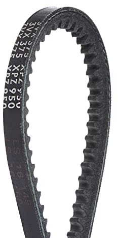 sourcing map XPZ-950 V-Belts Drive Belt 950mm Pitch Girth 10mm Width 8mm Height Rubber for Power Transmission