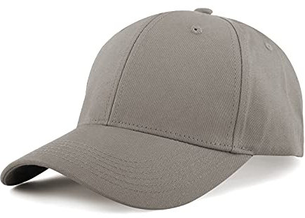KELOYI Baseballkappe Cap Damen Herren Sommer Grau Basecap Baseball Cap Kappe Baseballmütze für Herren Damen Atmungsaktiv Classic Outdoor