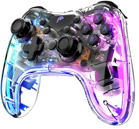 Fosmon Manette de Jeu sans Fil Bluetooth pour Nintendo Switch OLED